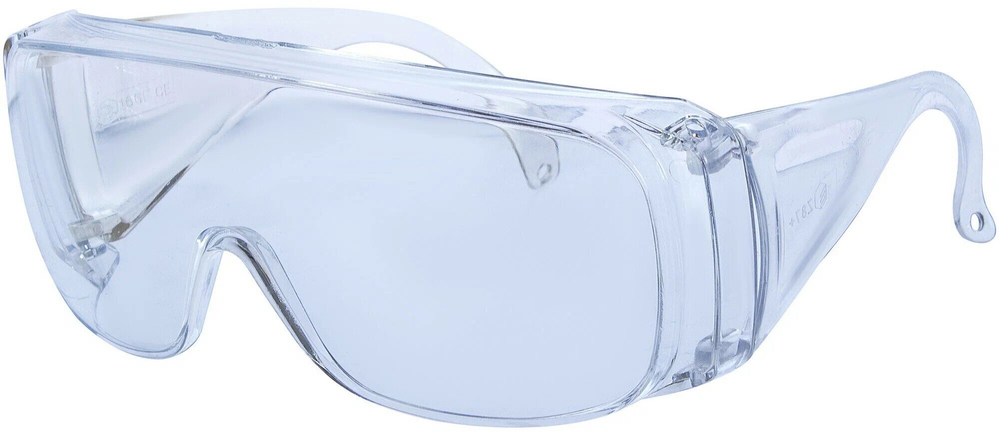 Очки защитные открытого типа Сибртех, прозрачные, ударопрочный поликарбонат, 5 шт