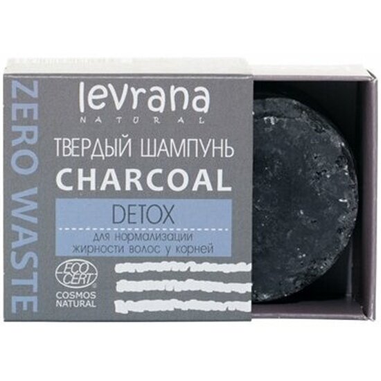 Твердый шампунь Levrana Сharcoal Детокс, 50 г