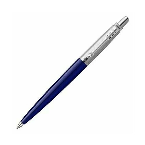Ручка шариковая Parker Jotter Original F60, Navy Blue CT / Арт: CW2123427 ручка шариковая parker jotter originals navy blue син стерж блист 2123427