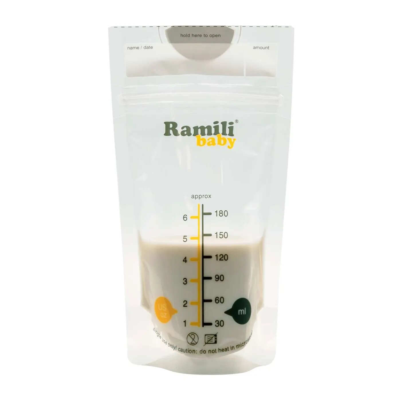 Пакеты для грудного молока Baby Ramili/Рамили 180мл 30шт (BMB40) - фото №3