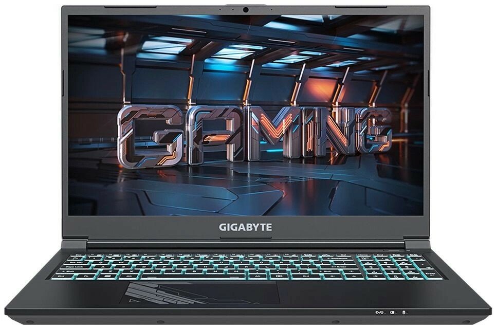 Ноутбук GIGABYTE G5 KF5-G3KZ353SH, 15.6", IPS, Intel Core i7 12650H 2.3ГГц, 10-ядерный, 16ГБ DDR5, 512ГБ SSD, NVIDIA GeForce RTX 4060 - 8 ГБ, Windows 11 Home, черный