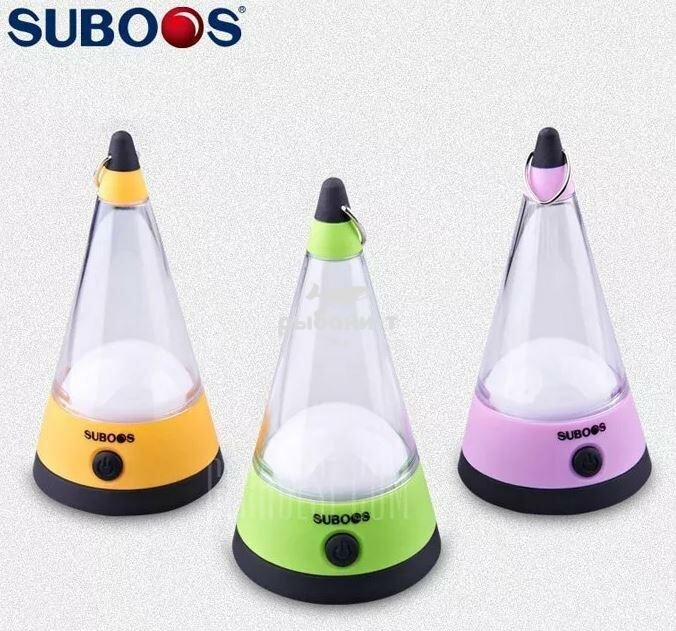 Фонарь для кемпинга Suboos 12 светодиодов подвесной фиолетовый