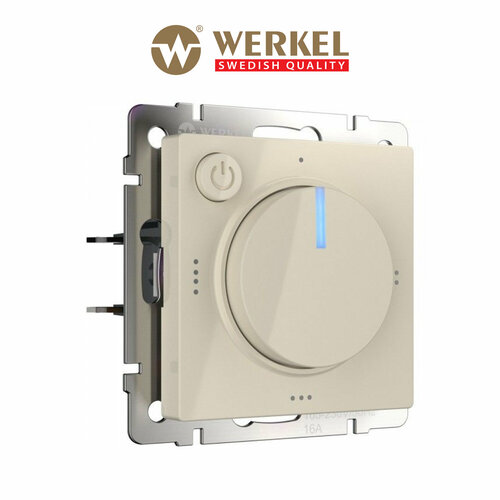 Терморегулятор электромеханический для теплого пола Werkel W1151103 слоновая кость IP20