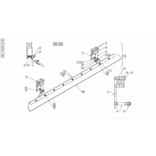 2056544 Скребок HAMM