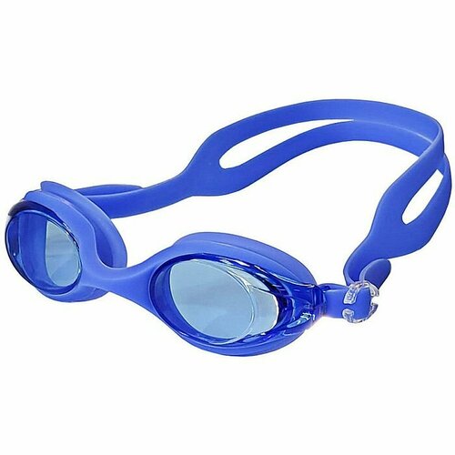 Очки для плавания SPORTEX взрослые, силикон, ТПУ (синий) очки для плавания взрослые защита от уф и запотевания