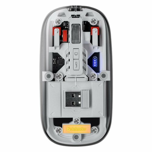 Мышь беспроводная Defender Ixes MM-999 Transparent 159900₽