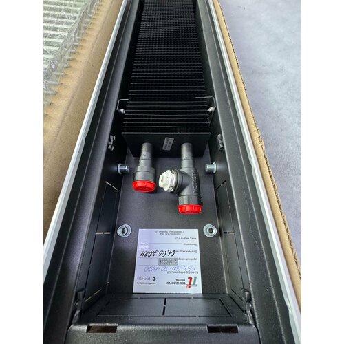 Внутрипольный конвектор Водяной KVZ 160-70-2400 С решеткой 