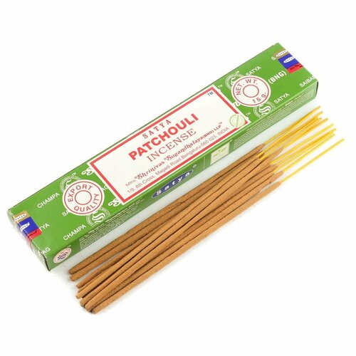 Satya PATCHOULI Incense (Благовония пачули, Сатья), 15 г.