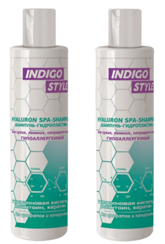 Шампунь Indigo для сухих волос, гипоаллергенный, 200 мл, 2 шт