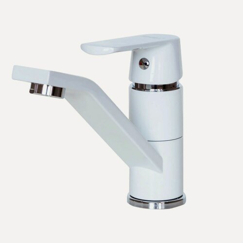 Изображение товара Смеситель для раковины Frap F4531, белый/хром