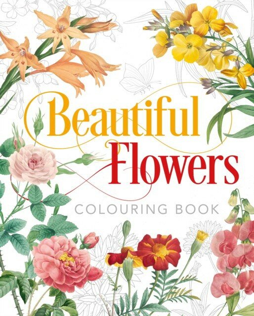 Gray, Peter "Beautiful Flowers Colouring Book"