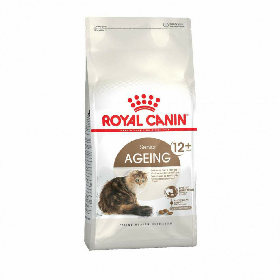 Royal Canin Ageing 12+ сухой корм для стареющих кошек старше 12 лет - 400 г — фото 1