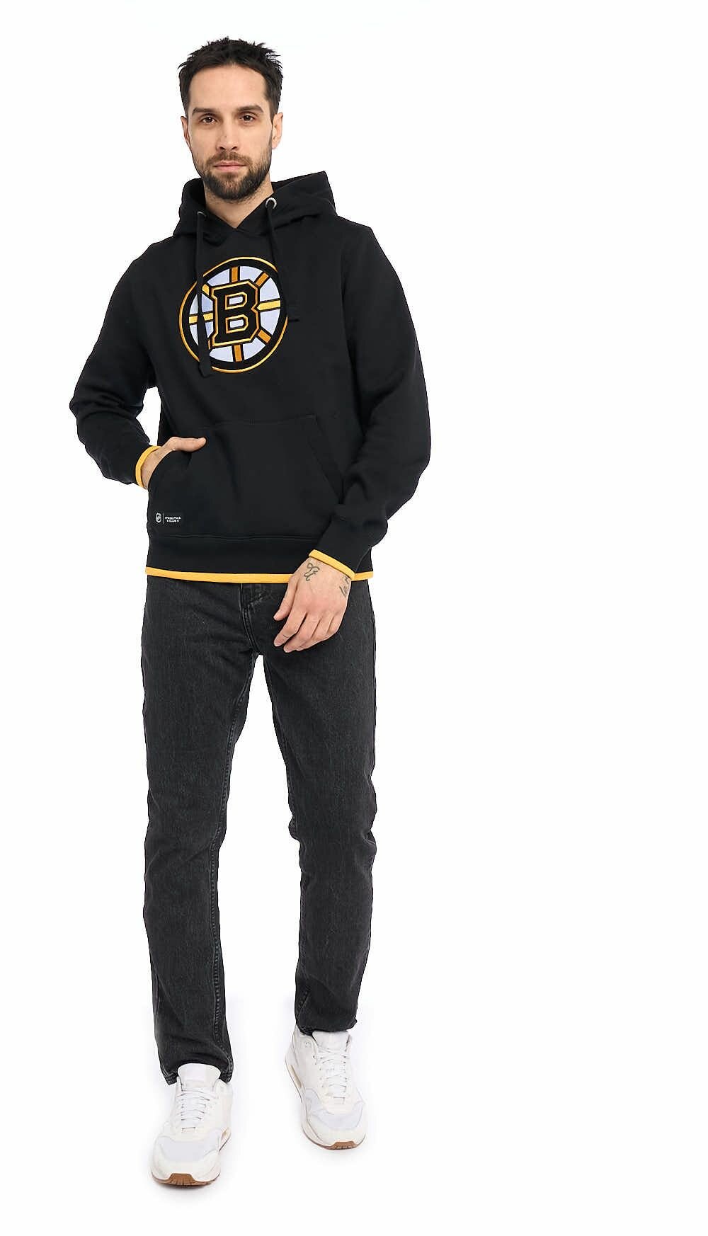 Толстовка Atributika & Club Nhl Boston Bruins, размер XL, , черный — фото 1