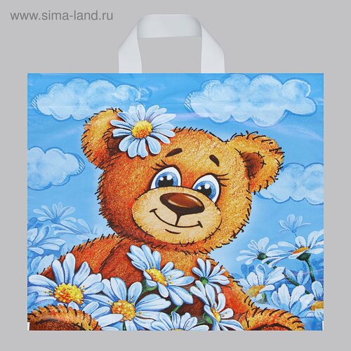 Пакет Тоша полиэтиленовый с петлевой ручкой 40 х 42 см 45 мкм 25шт 828₽