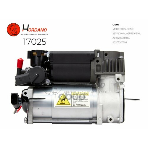Компрессор Пневматической Подвески Mercedes-Benz S-Class W220 1998-2005 Hordano арт 17025 23371₽