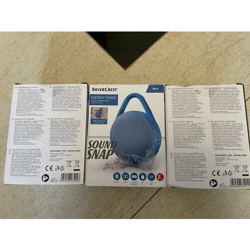 Bluetooth-колонка Sound Snap Blue от бренда SILVERCREST 300000₽