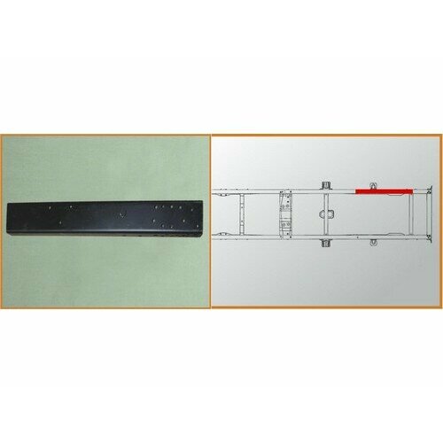 АЗГ Усилитель рамы 3302 4 под амортизатор задн правый 4мм L-730мм 3053₽