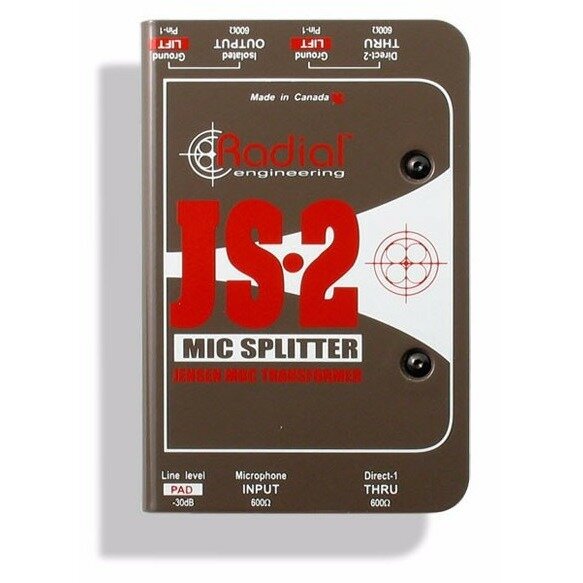 Микрофонный сплиттер Radial JS2 — фото 1