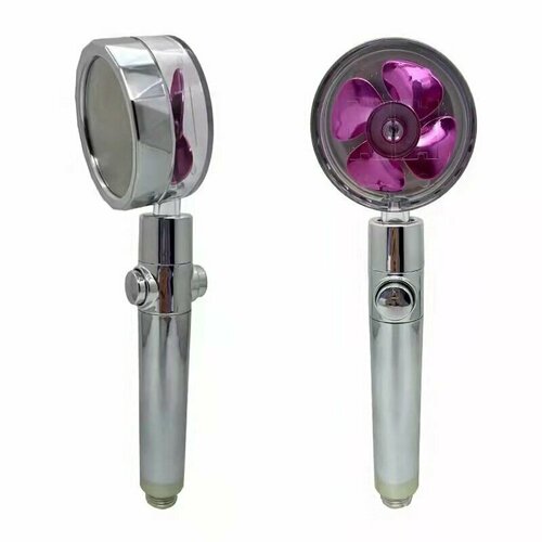 Лейка для душа с вентилятором СПА-насадка вращающаяся на 360 градусов с фильтром для воды 780₽