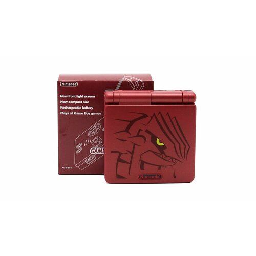 Игровая приставка Nintendo Game Boy Advance SP AGB-101 Ruby Groudon Edition Edition С играми 1500000₽