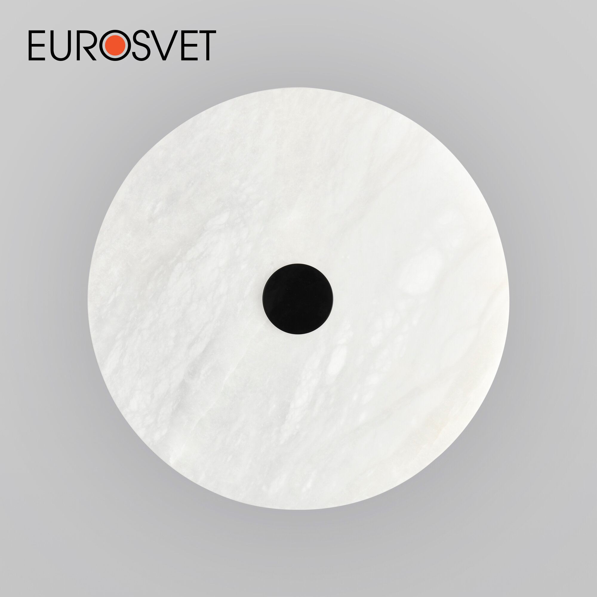 Бра / Настенный светодиодный светильник с мраморным рассеивателем Eurosvet Thasos 40341 LED, 13 Вт, 3000K, цвет черный