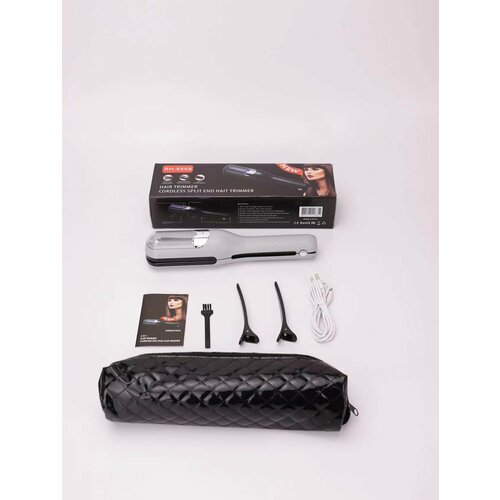 Многофункциональный измельчитель для волос в серой кожаной сумке 119300₽