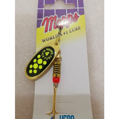 Блесна Mepps BLACK FURY CHARTREUSE OR #4 (8г)