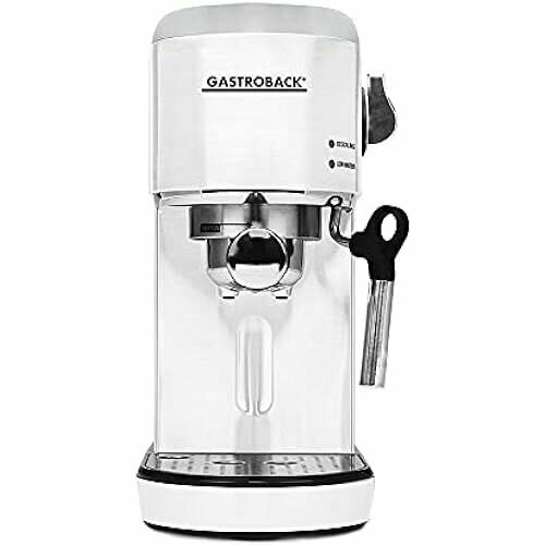 GASTROBACK 42717 Design Espresso Piccolo эспрессо-машина с насадкой для вспенивания молока давление насоса 19 бар быстрый нагрев 40 секунд белый 4267500₽