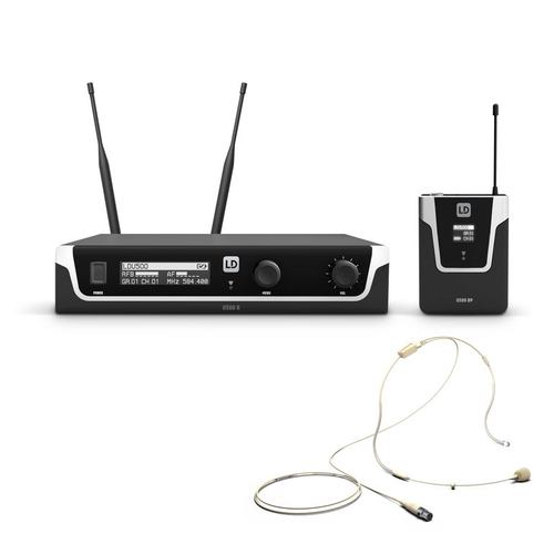 LD SYSTEMS / Германия Ld systems u505 bphh - микрофонная радиосистема с поясным передатчиком и головным микрофоном (телесный) (584 - 608 мгц)