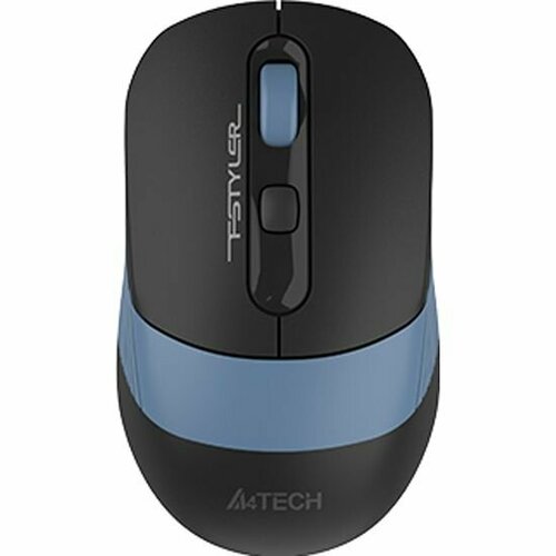 Мышь беспроводная A4Tech Fstyler FB10C черный/синий (FB10C ASH BLUE) синий, черный
