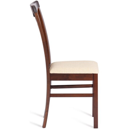 Комплект стульев со спинкой для кухни с мягким сиденьем TetChair Hermes, массив, ткань - фото №2
