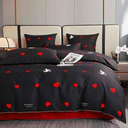 Изображение товара Комплект постельного белья Amber Ariel "Купидоны", хлопок, 1,5 спальный