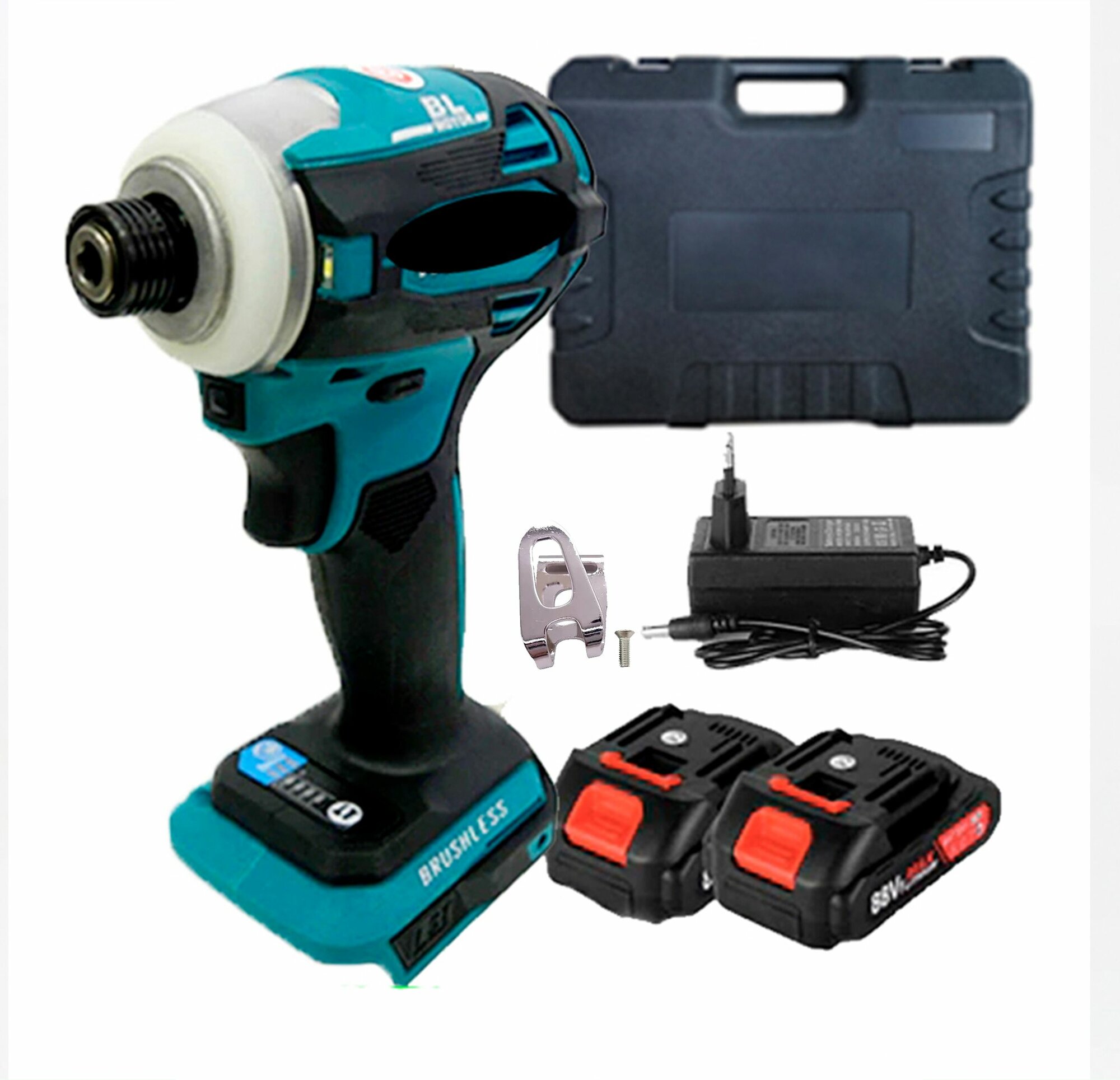 фото Импакт ударный импульсный гайковерт две батареи