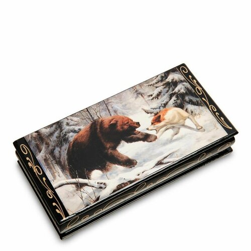 Шкатулка-купюрница в технике декупаж (8х17х4) A2152012