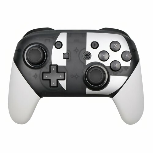 Геймпад беспроводной N-SL для Nintendo Switch Pro, чёрный, белый черный, белый