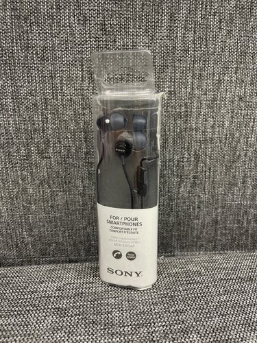 Изображение товара Наушники Sony MDR-EX15AP, mini jack 3.5 mm, черный
