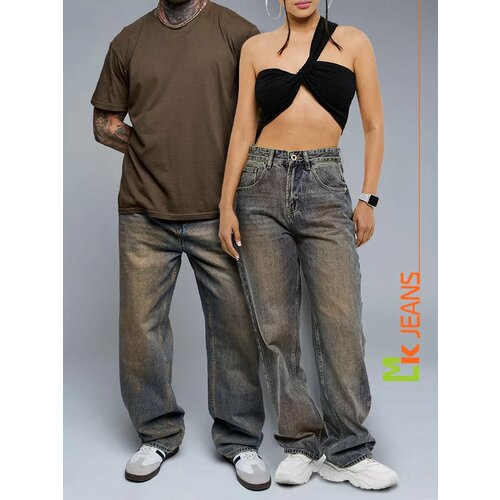 фото Джинсы карго mkjeans y2k, размер 29, синий