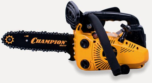 Изображение товара Бензиновая пила CHAMPION 125T-10 700 Вт/0.95 л. с желтый/черный