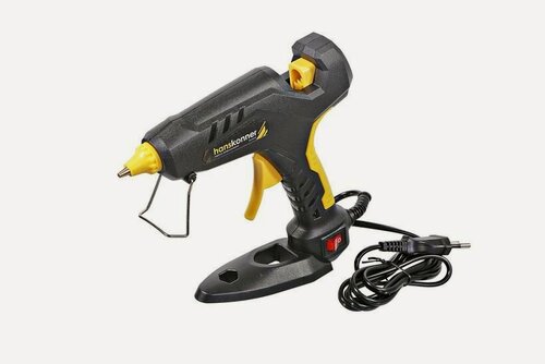 Изображение товара Пистолет клеевой HANSKONNER HGG1160 Потребляемая мощность - 140 Вт Тип инструмента - Сетевой Напряжение - 220 В