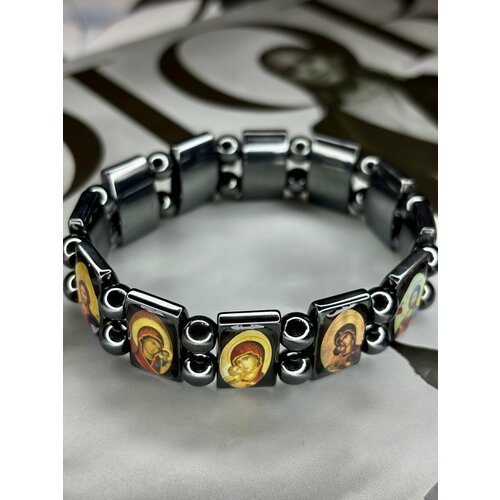 Браслет Православный мир, размер 21 см, размер one size, черный