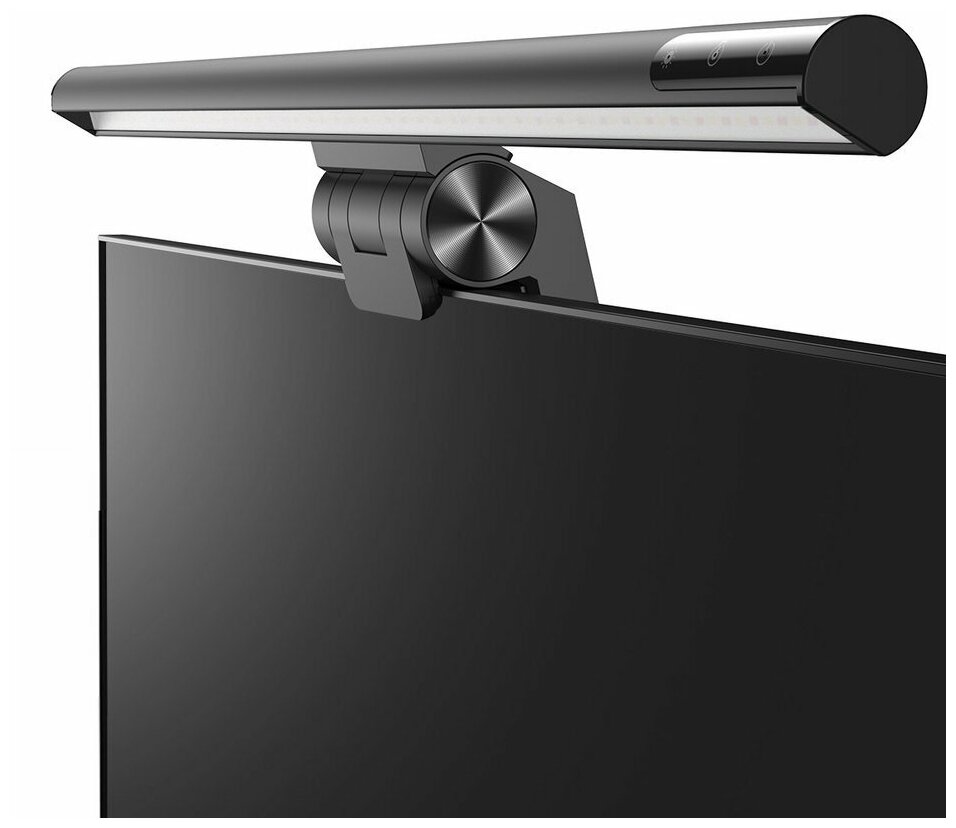 Светильник на монитор BASEUS i-wok Series, Screen Hanging Light (Youth), USB Asymmetric Light Source, Черный — фото 1