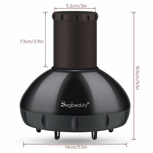 Segbeauty Диффузор для фена для вьющихся волос Black larger 215500₽