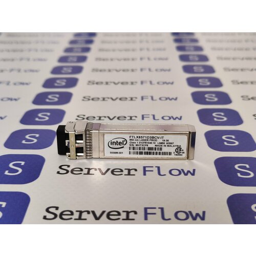 Оптический модуль трансивер Intel E10GSFPSR SFP 10GBase-SR SFP 850-nm 300m for INTFTLX8571D3BCV-IT 2510₽