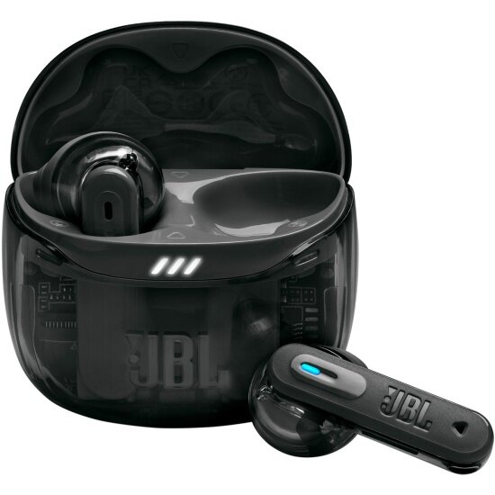 Беспроводные наушники Jbl Tune Flex 2 (TFLEX2GBLK), прозрачно-черный