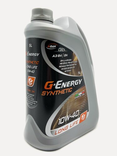 Изображение товара Масло G-Energy Synthetic Long Life 10W-40 (5л) 253142396