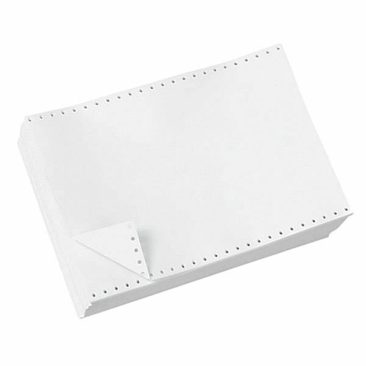 Бумага перфорированная Starless (210х305мм, 65г, 98%) 1 слой, шаг 12", НП, пачка 1600л.