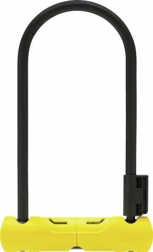 U-образный велозамок с креплением Abus 402/170HB230 YE SH34 желтый, U-Lock дуга, под ключ, 7/15