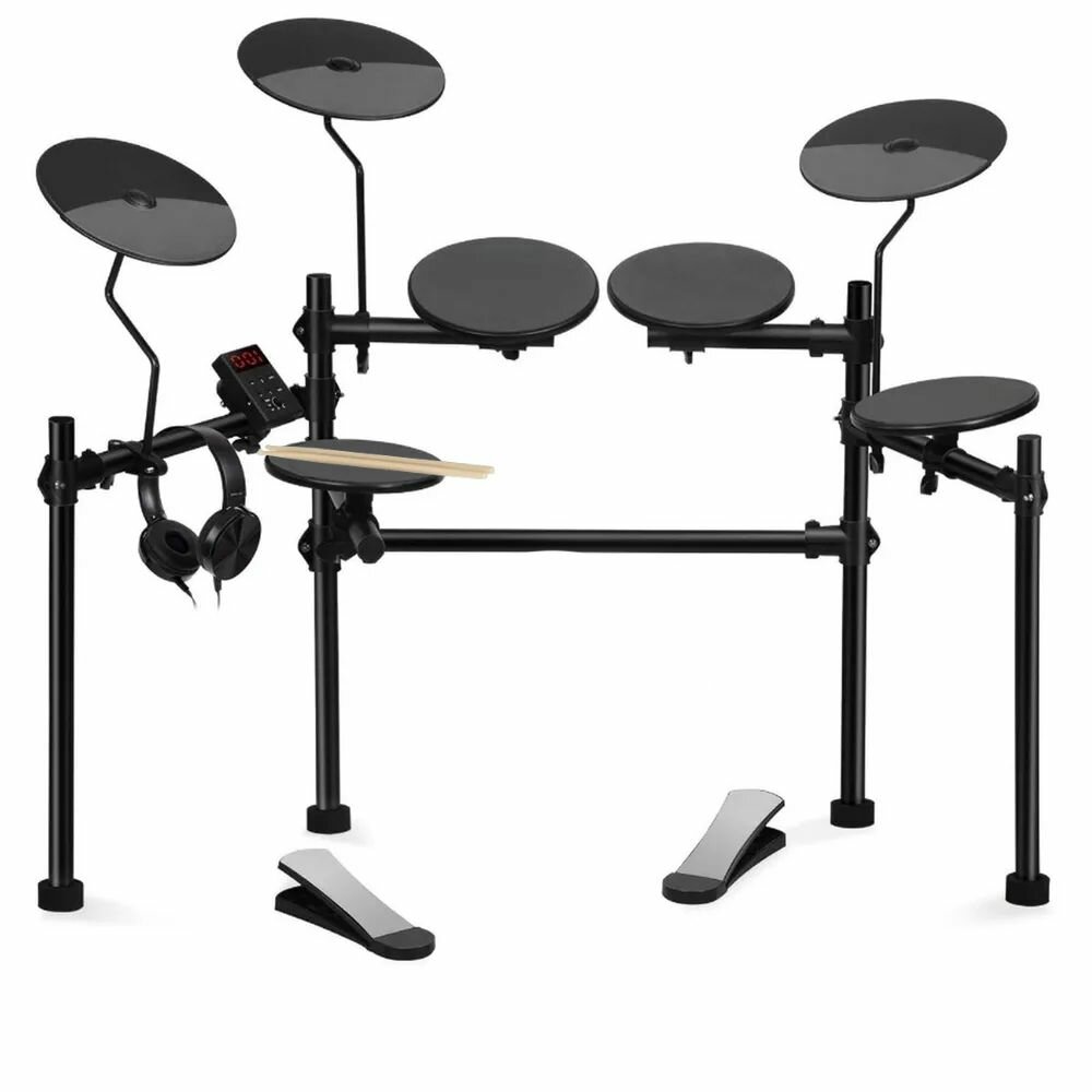 Электронная ударная установка 3 тарелки TA-30 с педалью молоточками наушниками