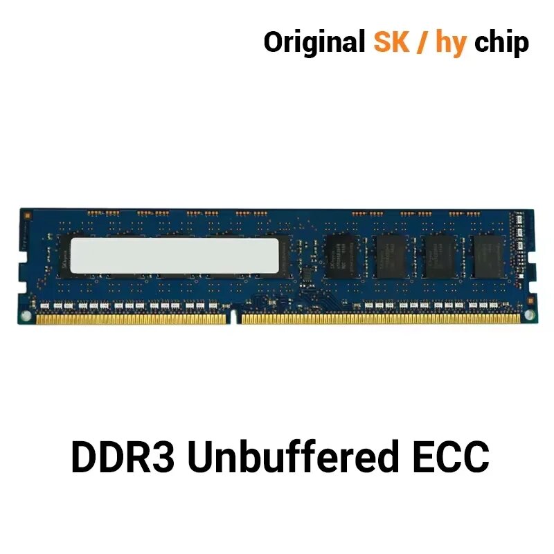 Оригинальный чип hy, 8 ГБ, 4 ГБ, небуферный ECC DDR3 PC3 10600E 12800E 14900E, 1600 МГц, 1333 МГц, 1866 МГц, серверный настольный компьютер DDR3 UDIMM, 4x 8GB 1866Mhz