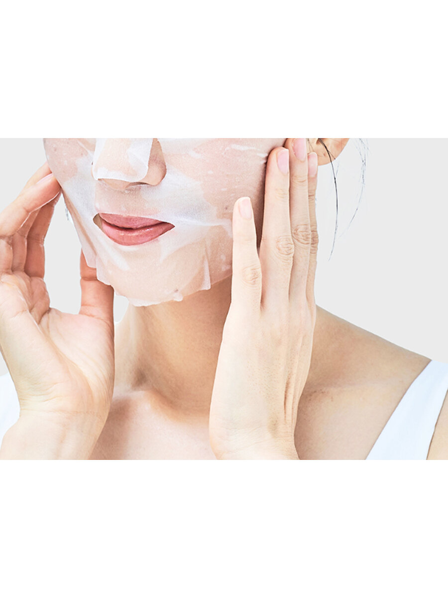 MeLoSo Тканевая маска для лица с экстрактом лимона / Total Solution Lemon Mask, 25 г — фото 1